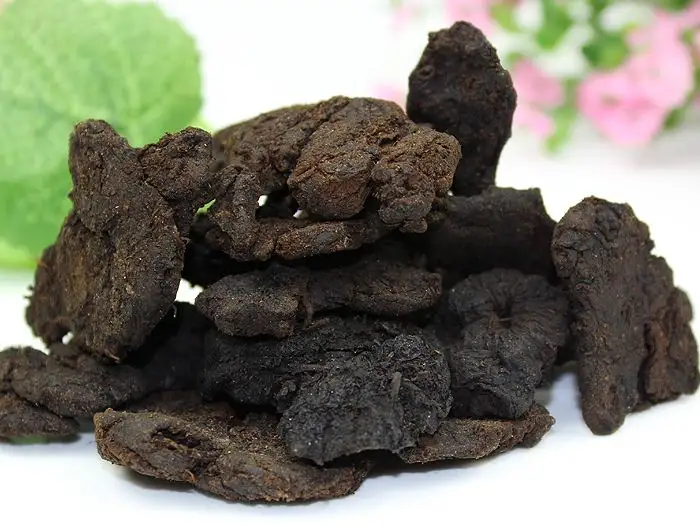 黑色的中药黄精图片
