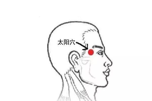 太阳穴位置图片